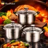 Conjunto de utensilios de cocina multifuncional conjunto de utensilios de cocina para uso doméstico sopa y fritura olla y olla combinación resistente al calor durable utensilios de cocina prácticos caja de regalo HR166-1 Specification image